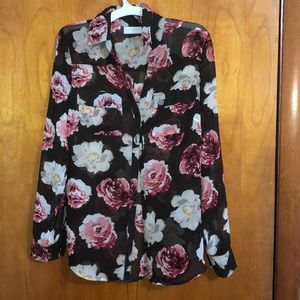New York and company Floral Top
